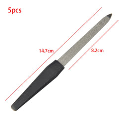 5PCS/Set Metal Double-Sided Nail Files