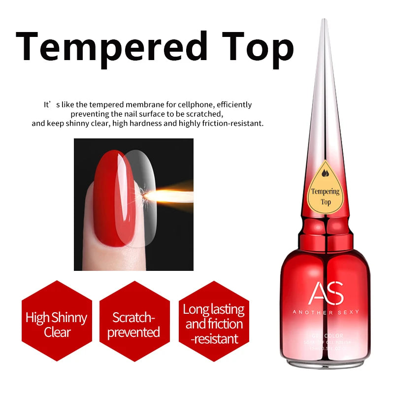 AS 15ML Nail Tips Glue Gel For Falses Nail Tips Fast Extension 3 IN 1 Function Nails Art Transparent Gel Polish Soak Off UV Gel