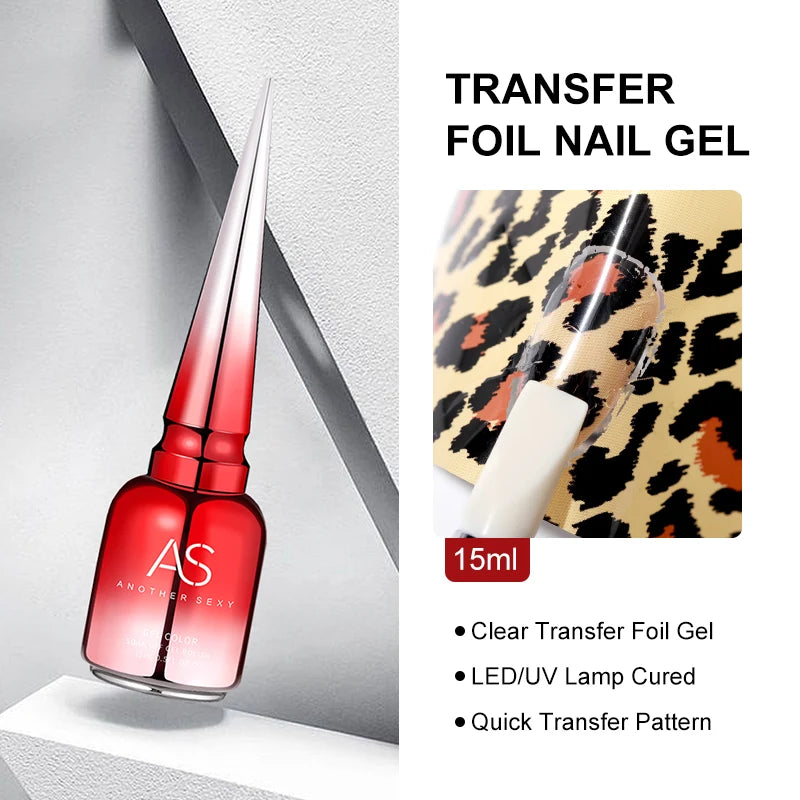 AS 15ML Nail Tips Glue Gel For Falses Nail Tips Fast Extension 3 IN 1 Function Nails Art Transparent Gel Polish Soak Off UV Gel