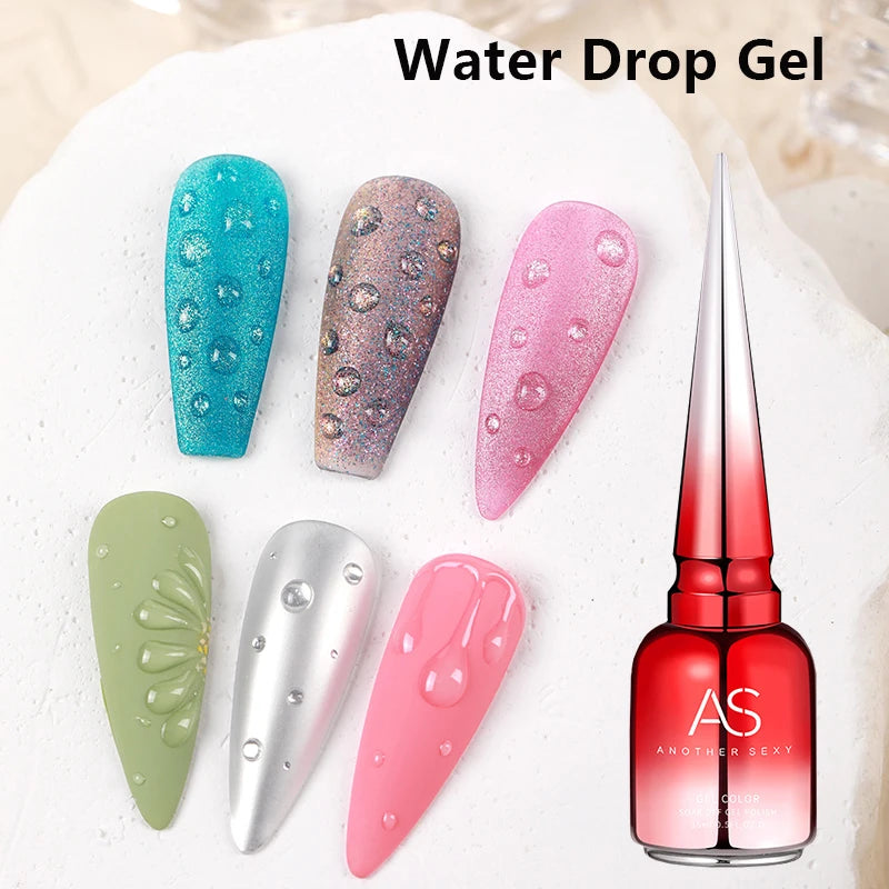 AS 15ML Nail Tips Glue Gel For Falses Nail Tips Fast Extension 3 IN 1 Function Nails Art Transparent Gel Polish Soak Off UV Gel